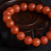 雷波南红单圈手串-红掌柜