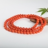 柿子红南红佛珠-红掌柜