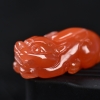 天然南红貔貅吊坠-红掌柜