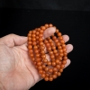 7.5mm天然柿子红南红108佛珠-红掌柜