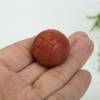 樱桃红南红回纹珠吊坠-红掌柜