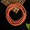 9.2mm冰飘料南红多圈手串-红掌柜
