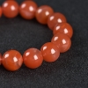 天然冰飘南红圆珠手串-红掌柜