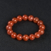 冰飘南红圆珠手串-红掌柜
