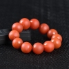 保山樱桃红南红单圈手串-红掌柜