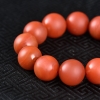 樱桃红南红单圈手串-红掌柜
