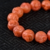 南红佛头单圈手串-红掌柜