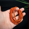 5.5mm天然柿子红南红多圈手串-红掌柜