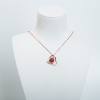 银镶柿子红南红吊坠-红掌柜