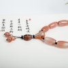 冰飘料南红桶珠单圈手串-红掌柜