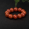 柿子红南红单圈手串-红掌柜