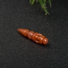 天然冰飘料南红降魔杵吊坠-红掌柜