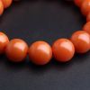 保山柿子红南红手串-红掌柜