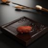 天然柿子红南红貔貅吊坠-红掌柜