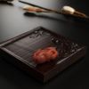 川料天然柿子红南红吊坠-红掌柜
