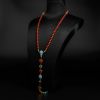 6mm川料柿子红南红项链-红掌柜