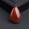川料天然俏色南红水滴吊坠-红掌柜