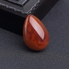 天然俏色南红水滴吊坠-红掌柜