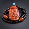柿子红南红观音牌链-红掌柜珠宝