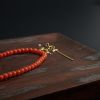 天然南红三圈手串-红掌柜