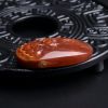 川料柿子红南红吊坠-红掌柜