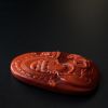 川料柿子红南红观音吊坠-红掌柜