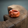 天然南红龙凤扳指-红掌柜