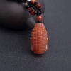 四川天然南红佛头吊坠-红掌柜