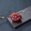 俏色南红龙龟-红掌柜