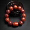 天然南红手串-红掌柜