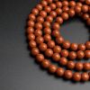 6.5mm川料天然极品南红项链-红掌柜