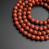7.5mm川料天然柿子红南红项链-红掌柜