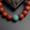天然保山南红手串-红掌柜
