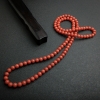 9mm保山天然南红佛珠-红掌柜