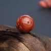 天然南红花鸟圆珠-红掌柜