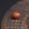 天然柿子红南红回纹鼓珠-红掌柜