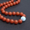 11mm柿子红南红项链-红掌柜