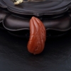 川料天然柿子红南红白菜吊坠-红掌柜