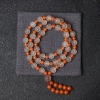 天然保山南红南瓜珠项链-红掌柜
