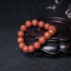 柿子红南红单圈手串-红掌柜