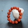 柿子红南红单圈手串-红掌柜