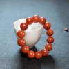 15.5mm柿子红南红手串-红掌柜
