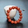 13mm南红单圈手串-红掌柜