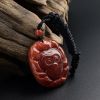 天然南红生肖猴吊坠-红掌柜