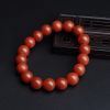 柿子红南红圆珠手串 - 红掌柜