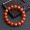 天然保山南红圆珠手串 - 红掌柜