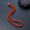 11.5mm柿子红南红项链-红掌柜