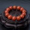 天然南红单圈手串-红掌柜
