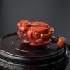 柿子红南红貔貅吊坠 - 红掌柜