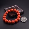 柿子红南红手串-红掌柜
